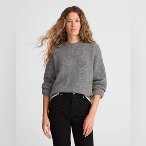 CloudSoft Drop-Shoulder Crewneck Sweater
